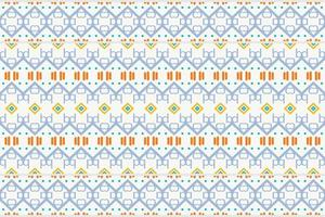 Ethnic pattern. traditional pattern design It is a pattern created by combining geometric shapes. Create beautiful fabric patterns. Design for print. Using in the fashion industry. vector