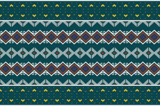 Simple ethnic design drawing. Traditional ethnic pattern design It is a pattern geometric shapes. Create beautiful fabric patterns. Design for print. Using in the fashion industry. vector