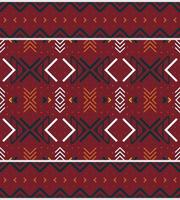 Geometric ethnic pattern design. traditional patterned old saree dress design It is a pattern geometric shapes. Create beautiful fabric patterns. Design for print. Using in the fashion industry. vector