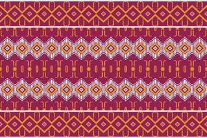 Simple ethnic design patterns. Geometric ethnic pattern traditional Design It is a pattern geometric shapes. Create beautiful fabric patterns. Design for print. Using in the fashion industry. vector
