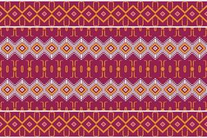 Simple ethnic design patterns. Geometric ethnic pattern traditional Design It is a pattern geometric shapes. Create beautiful fabric patterns. Design for print. Using in the fashion industry. vector