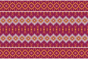 Simple ethnic design patterns. Geometric ethnic pattern traditional Design It is a pattern geometric shapes. Create beautiful fabric patterns. Design for print. Using in the fashion industry. vector
