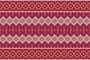 Simple ethnic design patterns. Geometric ethnic pattern traditional Design It is a pattern geometric shapes. Create beautiful fabric patterns. Design for print. Using in the fashion industry. vector