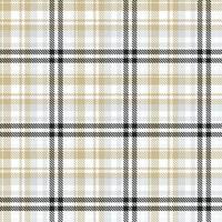 Check Simple plaid pattern is a patterned cloth consisting of criss crossed, horizontal and vertical bands in multiple colours.Seamless tartan for  scarf,pyjamas,blanket,duvet,kilt large shawl. vector