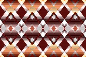 El fondo de diseño de tela con patrón de tartán está tejido en una sarga simple, dos sobre dos debajo de la urdimbre, avanzando un hilo en cada pasada. vector