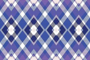 plaid pattern fabric design background is woven in a simple twill, two over two under the warp, advancing one thread at each pass. vector