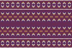 Ethnic pattern vector. Traditional ethnic patterns vectors It is a pattern geometric shapes. Create beautiful fabric patterns. Design for print. Using in the fashion industry.
