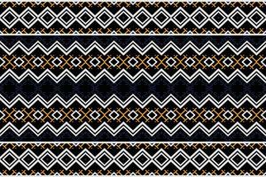 Ethnic pattern wallpaper. Traditional ethnic pattern design It is a pattern geometric shapes. Create beautiful fabric patterns. Design for print. Using in the fashion industry. vector