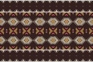 Indian ethnic pattern. traditional pattern background It is a pattern geometric shapes. Create beautiful fabric patterns. Design for print. Using in the fashion industry. vector