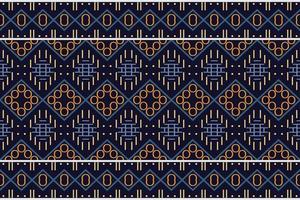 Simple ethnic design drawing. traditional pattern background It is a pattern geometric shapes. Create beautiful fabric patterns. Design for print. Using in the fashion industry. vector