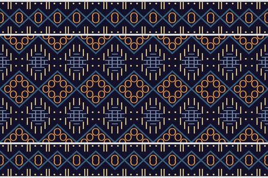 Simple ethnic design drawing. traditional pattern background It is a pattern geometric shapes. Create beautiful fabric patterns. Design for print. Using in the fashion industry. vector