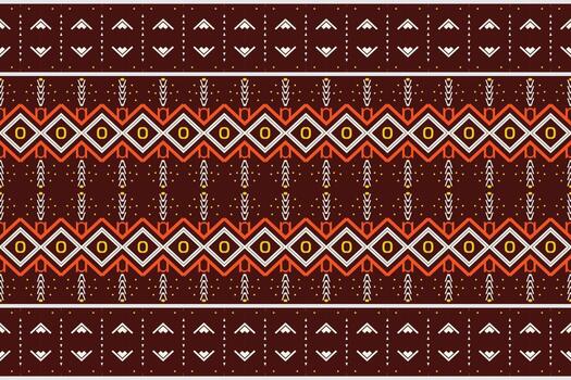 Ethnic pattern Philippine textile. Geometric ethnic pattern traditional Design It is a pattern geometric shapes. Create beautiful fabric patterns. Design for print. Using in the fashion industry. vector