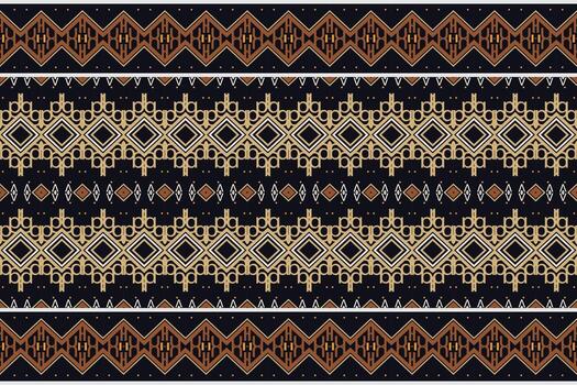Ethnic pattern background. Traditional ethnic patterns vectors It is a pattern geometric shapes. Create beautiful fabric patterns. Design for print. Using in the fashion industry.
