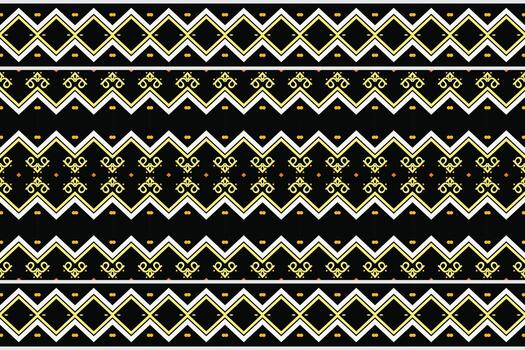 Ethnic pattern design. Geometric ethnic pattern traditional Design It is a pattern geometric shapes. Create beautiful fabric patterns. Design for print. Using in the fashion industry. vector