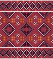 Ethnic design border. traditional pattern background It is a pattern geometric shapes. Create beautiful fabric patterns. Design for print. Using in the fashion industry. vector