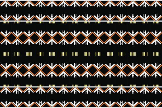 Motif Ethnic seamless Pattern embroidery background. geometric ethnic oriental pattern traditional. Ethnic Aztec style abstract vector illustration. design for print texture,fabric,saree,sari,carpet.