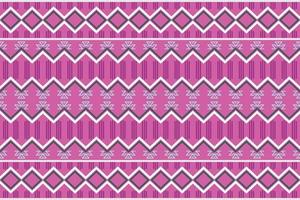 Ethnic pattern design. Traditional ethnic pattern design It is a pattern created by combining geometric shapes. Create beautiful fabric patterns. Design for print. Using in the fashion industry. vector