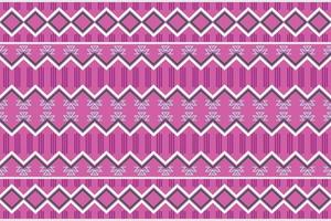 Ethnic pattern design. Traditional ethnic pattern design It is a pattern created by combining geometric shapes. Create beautiful fabric patterns. Design for print. Using in the fashion industry. vector