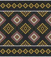 Seamless Indian ethnic patterns. Geometric ethnic pattern traditional Design It is a pattern geometric shapes. Create beautiful fabric patterns. Design for print. Using in the fashion industry. vector