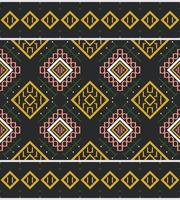 Seamless Indian ethnic patterns. Geometric ethnic pattern traditional Design It is a pattern geometric shapes. Create beautiful fabric patterns. Design for print. Using in the fashion industry. vector