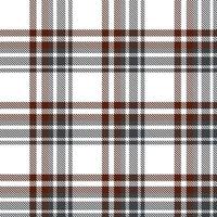 plaid pattern seamless texture is a patterned cloth consisting of criss crossed, horizontal and vertical bands in multiple colours. Tartans are regarded as a cultural icon of Scotland. vector