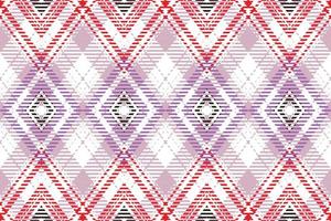 buffalo plaid pattern fabric design background is woven in a simple twill, two over two under the warp, advancing one thread at each pass. vector