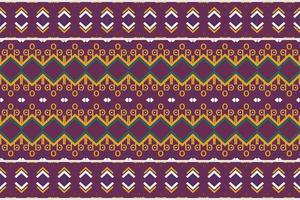 Indian ethnic pattern. traditional patterned vector It is a pattern geometric shapes. Create beautiful fabric patterns. Design for print. Using in the fashion industry.