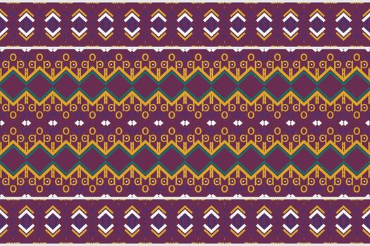 Indian ethnic pattern. traditional patterned vector It is a pattern geometric shapes. Create beautiful fabric patterns. Design for print. Using in the fashion industry.