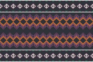 Simple ethnic design. Geometric ethnic pattern traditional Design It is a pattern geometric shapes. Create beautiful fabric patterns. Design for print. Using in the fashion industry. vector