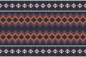 Simple ethnic design. Geometric ethnic pattern traditional Design It is a pattern geometric shapes. Create beautiful fabric patterns. Design for print. Using in the fashion industry. vector