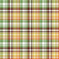 Check Plaid patterns is a patterned cloth consisting of criss crossed, horizontal and vertical bands in multiple colours.Seamless tartan for  scarf,pyjamas,blanket,duvet,kilt large shawl. vector