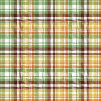 Check Plaid patterns is a patterned cloth consisting of criss crossed, horizontal and vertical bands in multiple colours.Seamless tartan for  scarf,pyjamas,blanket,duvet,kilt large shawl. vector