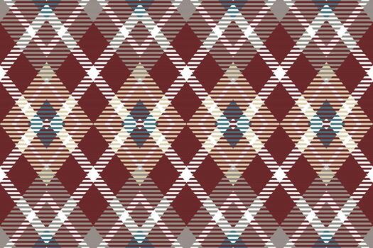 buffalo plaid pattern seamless textile is made with alternating bands of coloured  pre dyed  threads woven as both warp and weft at right angles to each other. vector