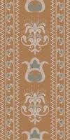 africano ikat cachemir bordado. ikat huellas dactilares tribal azteca geométrico tradicional étnico oriental diseño para el antecedentes. gente, indio, escandinavo, gitano, sari borneo tela frontera ikkat vector