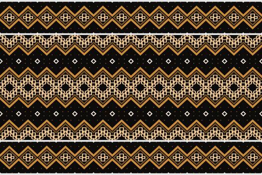 The geometric ethnic pattern design. traditional pattern background It is a pattern geometric shapes. Create beautiful fabric patterns. Design for print. Using in the fashion industry. vector