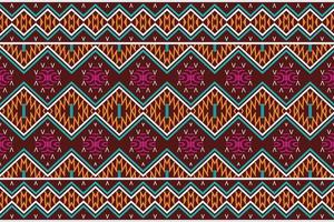 Simple ethnic design drawing. traditional pattern design It is a pattern geometric shapes. Create beautiful fabric patterns. Design for print. Using in the fashion industry. vector