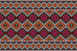 Simple ethnic design drawing. traditional pattern design It is a pattern geometric shapes. Create beautiful fabric patterns. Design for print. Using in the fashion industry. vector