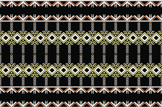 Simple ethnic design in the Philippines. traditional patterned carpets It is a pattern geometric shapes. Create beautiful fabric patterns. Design for print. Using in the fashion industry. vector