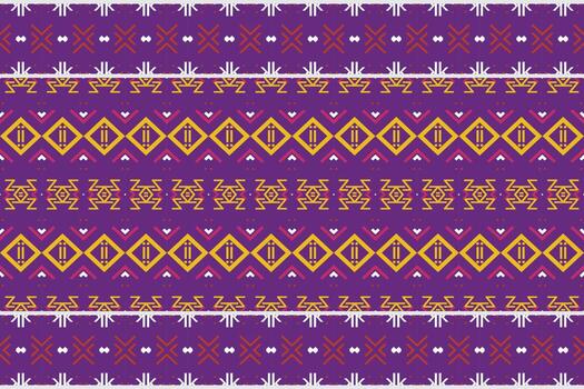 Simple ethnic design drawing. traditional patterned vector It is a pattern geometric shapes. Create beautiful fabric patterns. Design for print. Using in the fashion industry.