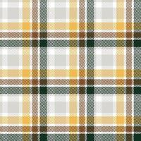 Check Plaids pattern is a patterned cloth consisting of criss crossed, horizontal and vertical bands in multiple colours.Seamless tartan for  scarf,pyjamas,blanket,duvet,kilt large shawl. vector