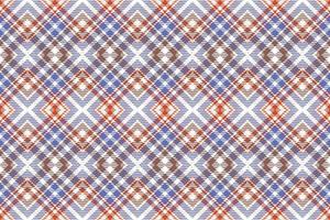 Check Plaid pattern is a patterned cloth consisting of criss crossed, horizontal and vertical bands in multiple colours.plaid Seamless For scarf,pyjamas,blanket,duvet,kilt large shawl. vector