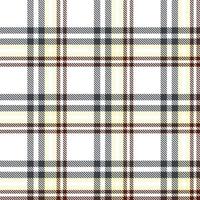 abstract tartan pattern design textile is made with alternating bands of coloured  pre dyed  threads woven as both warp and weft at right angles to each other. vector