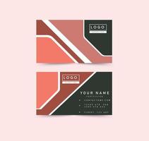 Modern Business Card Design Template vector