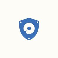 Privacy Security icon and logo design vector