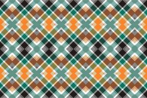 Checkered Tartan pattern plaid is a patterned cloth consisting of criss crossed, horizontal and vertical bands in multiple colours.plaid Seamless For scarf,pyjamas,blanket,duvet,kilt large shawl. vector