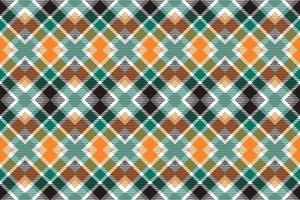 Checkered Tartan pattern plaid is a patterned cloth consisting of criss crossed, horizontal and vertical bands in multiple colours.plaid Seamless For scarf,pyjamas,blanket,duvet,kilt large shawl. vector