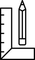 edificio, medición línea vector diseño de construcción, presentación modelo para sitio web bandera y aterrizaje página encabezamiento, línea de tiempo, infografia - vector en blanco antecedentes