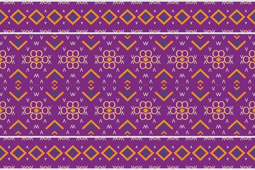 Ethnic pattern design of the Philippines. traditional patterned old saree dress design It is a pattern geometric shapes. Create beautiful fabric patterns. Design Using in the fashion industry. vector