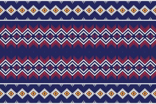 Simple ethnic design in the Philippines. Traditional ethnic patterns vectors It is a pattern geometric shapes. Create beautiful fabric patterns. Design for print. Using in the fashion industry.