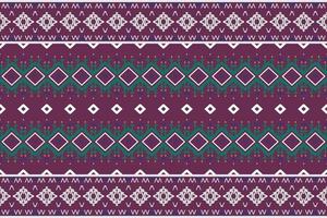 Indian ethnic pattern. traditional pattern background It is a pattern geometric shapes. Create beautiful fabric patterns. Design for print. Using in the fashion industry. vector